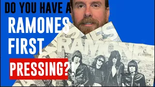 How To Tell If You Have A Ramones Rare Vinyl First Pressing! #vinyl #vinylcommunity #ramones #punk