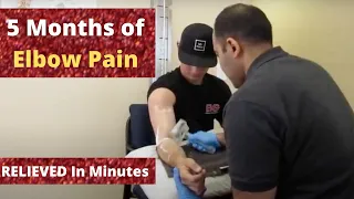 Awful * Elbow Pain * RELIEVED Before Your Eyes! (REAL RESULTS!!!)