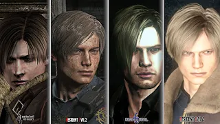 Leon Kennedy Resident Evil Game 2005 to 2023 | Comparison