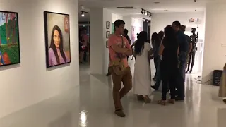 Opening of Eve group exhibition at kl city art gallery, Seputeh, Kuala Lumpur