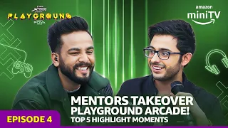 Playground Mentors Ne Li Sabki Class😂 | Episode 4 Highlights | Playground Season 3 | Amazon miniTV