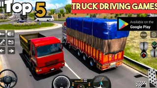 Top 5 truck simulator games😎