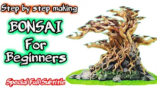 How to Make a Aquascape Bonsai for Aquarium