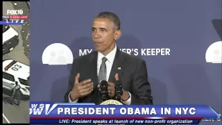 FNN: President Obama Speaks in NYC