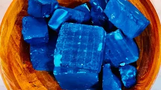 ASMR Dusty Royal Blue Deep Dyed BSN Gym Chalk Crush | Satisfying