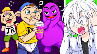 The SML GRIMACE SHAKE video is INSANE... | Squad Reacts