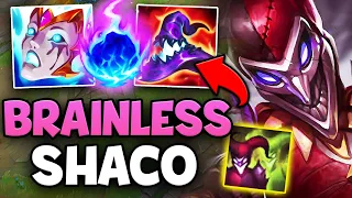 TURN OFF YOUR BRAIN WITH THIS ANNOYING SHACO BUILD (BOXES EVERYWHERE)