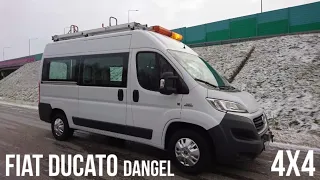 SPRZEDANY Fiat Ducato 2.3 4x4 DANGEL L2H2 Zabudowa specjalistyczna, Niski przebieg 61 tys km.