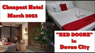 Cheapest Hotel in Davao City "Red Doorz" | March 2023