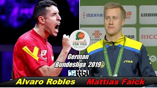 Alvaro Robles vs Mattias Falck / German Bundesliga 2019-2020 / TTBL / Альваро Роблес - Маттиас Фальк