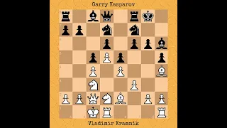 Vladimir Kramnik vs Garry Kasparov, 1994 #chess