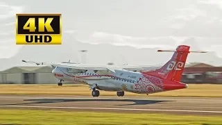 Air Tahiti (ATR 72-600 F-ORVR). Taking off from Tahiti (NTAA) in 4k. 05/05/2019