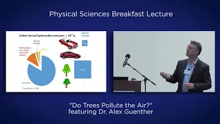 Breakfast Lecture Series: Do Trees Pollute Air? by Alex Guenther