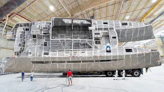 Can You Guess How They Built the World's Fastest & Largest Aluminum Catamaran Ship