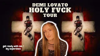 Demi Lovato Holy FVCK Tour | Get Ready With Me & My experience #demilovato #concertvlog #getready