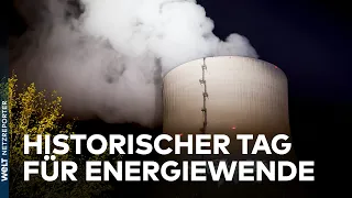 AUSSTIEG NACH 60 JAHREN ATOMKRAFT: Letzte deutsche AKW gehen vom Netz | WELT News