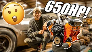 Built Big Block 383 Mopar 650HP Engine In The Roadrunner Project!