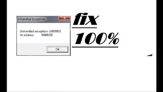 How to fix unhanded exception in GTA VC 1000% working proof .