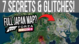 Forza Horizon 5 - 7 Secrets, Glitches & Easter Eggs! FH6 JAPAN FULL MAP?