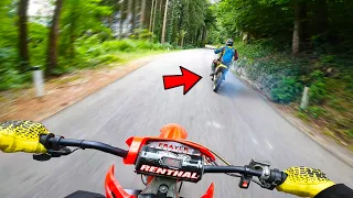 Electric Vs. Gas Dirt Bike // Top speed & Offroad TEST