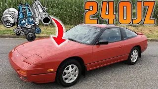 BUILDING A 700HP 2JZ 240SX IN 10 MINUTES!