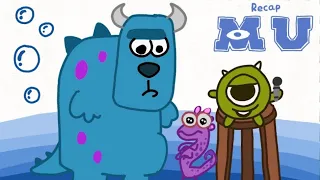 monster University Spoof cartoon | 3min Recap cartoon