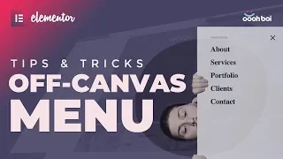 Off-canvas Menu in Elementor PRO