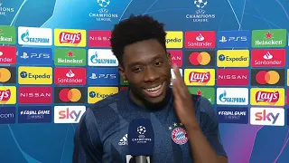 Alphonso Davies Reacts To Bayern Munich's 4-1 Win Over Lazio