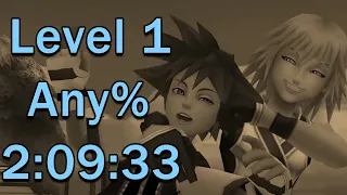 Kingdom Hearts: Final Mix [PC] - Any% (Level 1) Speedrun in 2:09:33 [Current WR]