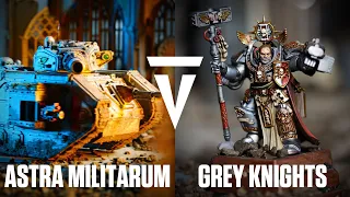 Warhammer 40k Battle Report: Astra Militarum vs Grey Knights