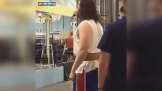 Stupid  people  in  gym  fail  compilation  33