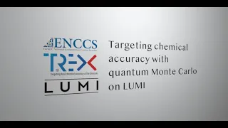 Targeting chemical accuracy with quantum Monte Carlo on LUMI - Day 1