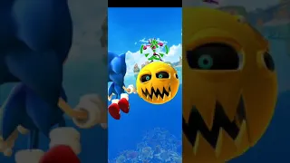 Classic Sonic in SONIC DASH Fights Dr. Eggman & Zazz