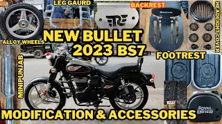 2023 Royal Enfield Standard 350 Modification & Accessories🔥 || Bullet Standard Bs7 Modification.🔥