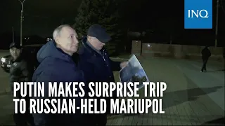 Putin makes surprise trip to Russian-held Mariupol