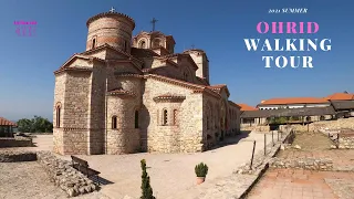 Ohrid , Macedonia Walking tour - 4K - August 2021