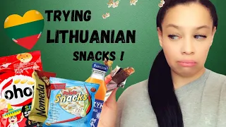 Trying lithuanian snacks !