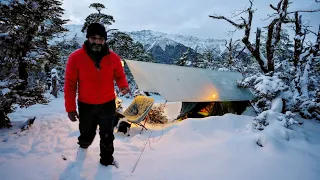 Camping in a Snow Storm