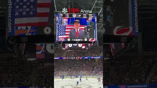 97 year old World War 2 veteran honored by Islanders and fans - UBS Arena - April 2023 playoff game