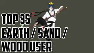 Top 35 Strongest Anime/Manga/Manha Earth/Sand/Wood User