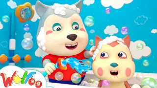 Bath Song With Wolfoo Family | Funny Stories for Kids | Wolfoo Kids Songs
