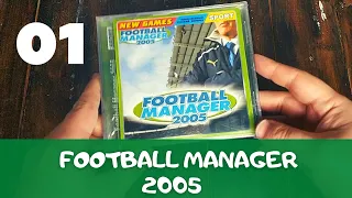 Football Manager 2005. Серия 01  Обзор диска, запуск, выбор и обзор команды. Первые трансферы