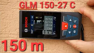 Laser distance meter up to 150m Bosch GLM 150-27 C Professional. Measurements without obstruction