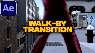 Walk By Transition Tutorial in After Effects | Smooth Mask Transition Effect