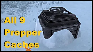The Long Dark - All Prepper Caches Located