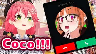 Miko Calls Coco During Stream and Asks An Important Question【ENG Sub/Hololive】