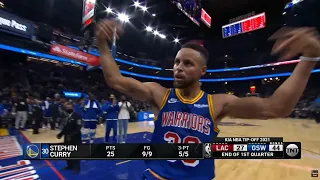 Stephen Curry Scores 25 Points in the 1st Qtr on 9/9 Shooting 🔥 HE CAN'T MISS!