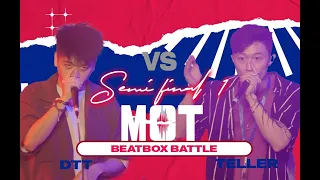 DTT 🇭🇰 Vs TELLER 🇭🇰 | Moment Of Truth Beatbox Battle Championship 2023 | Men Solo Semi Final 1