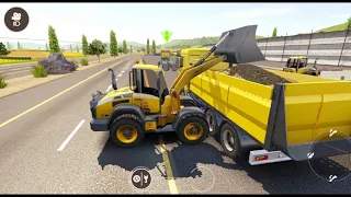 Drive Simulator 2020 | Constructing Bus Station & Car Parking | Dump Truck, Loader & Road Roller