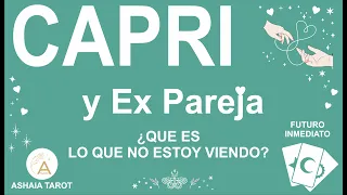 🍀♑CAPRICORNIO Y EX PAREJA🌟¿QUE PIENSA SIENTE HARA?¿SE VA A COMUNICAR?¿QUE OCULTA?🌟ASHAIA TAROT AMOR🌟